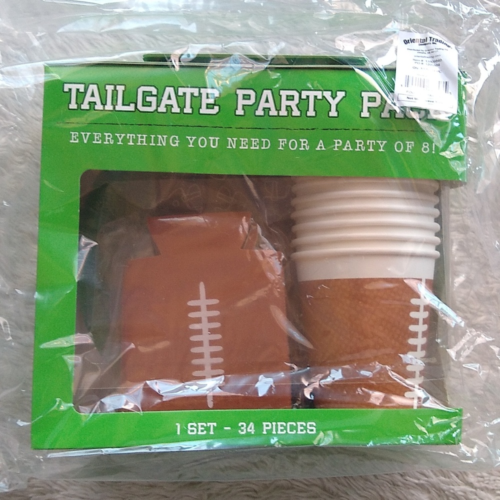 New 8 count football party pack